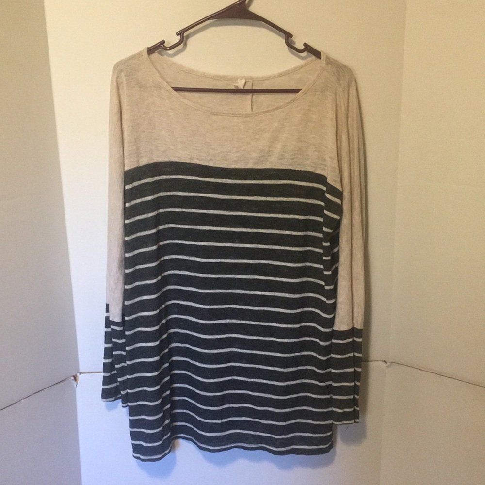 PINK BLUSH MATERNITY TOP TUNIC NECK SIZE M.